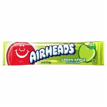 Airheads Green Apple Chewy Candy Bar (15.6g)