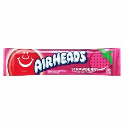 Airheads Strawberry Chewy Candy Bar (15.6g)