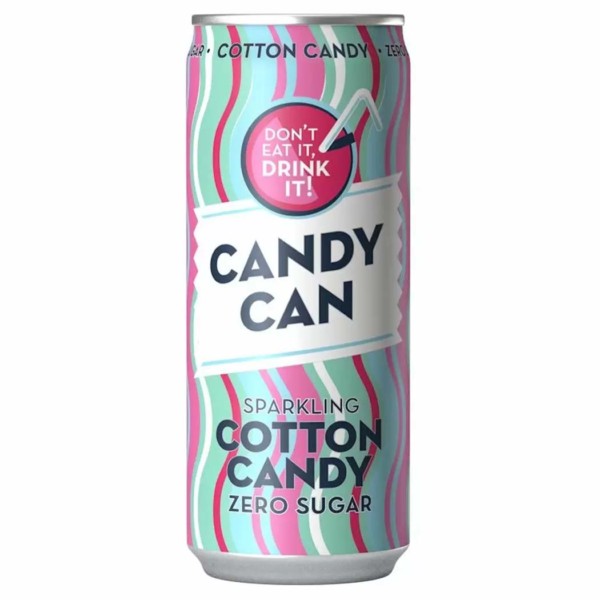 Candy Can Sparkling Cotton Candy Zero Sugar (330ml)