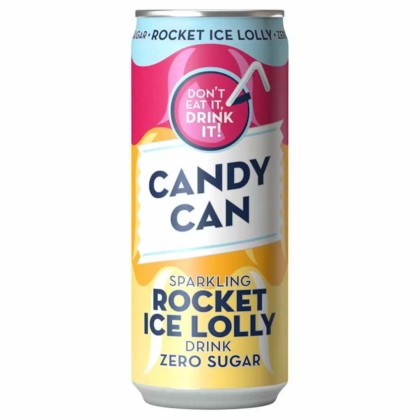 Candy Can Sparkling Rocket Ice Lolly Drink (330ml)
