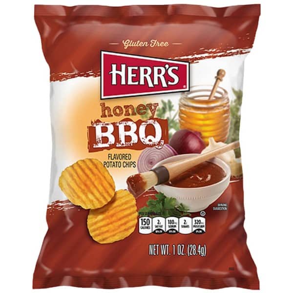 Herr's Honey BBQ Potato Chips (28.4g)