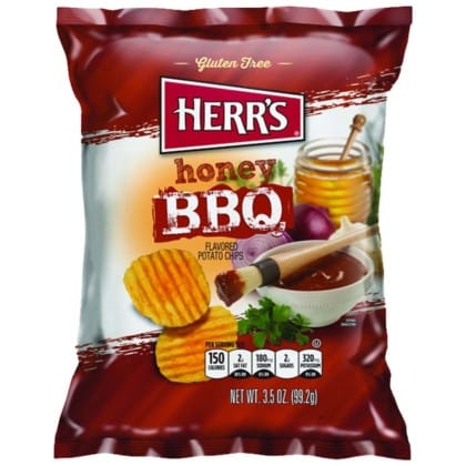 Herr's Honey BBQ Potato Chips (99g)