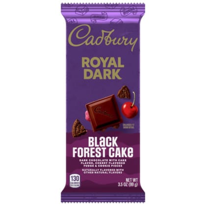Cadbury's Royal Dark Black Forest Cake Bar (99g)