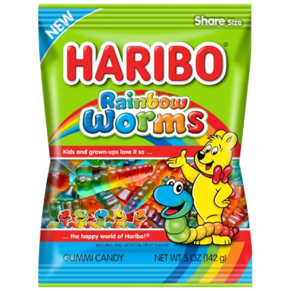 Haribo Rainbow Worms (142g)