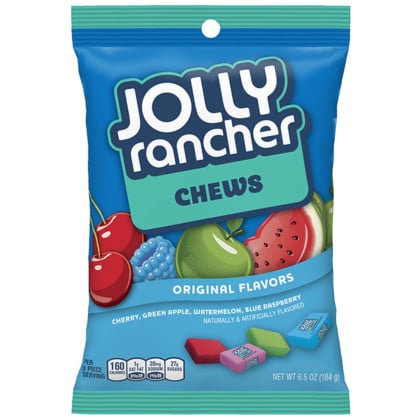 Jolly Rancher Fruit Chews Bag (184g)