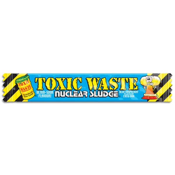 EXPIRED - Toxic Waste Nuclear Sludge Chew Bar Blue Raspberry (20g) BB 01/2024