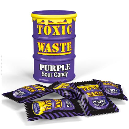 Toxic Waste Purple Drum Extreme Sour Candy (42g)