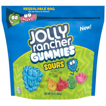 Jolly Rancher Gummies Sours Bag (368g)