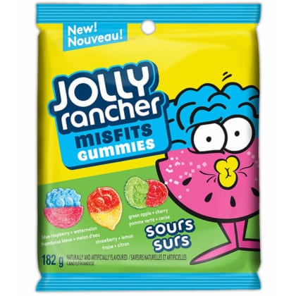 Jolly Rancher Misfits Gummies Sours (182g)