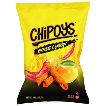 Chipoys Chile Limon Rolled Tortilla Corn Chips (59g)