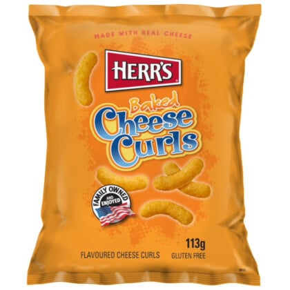 EXPIRED - Herr's Baked Cheese Curls (113g) BB 21/09/23