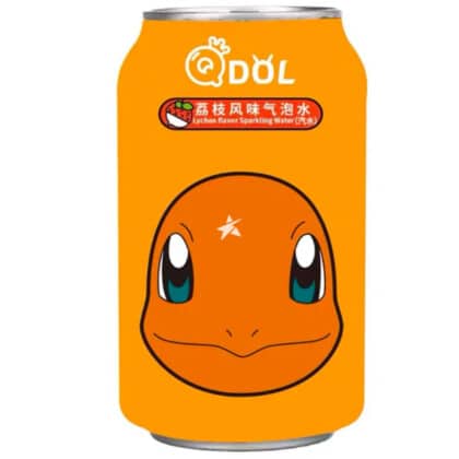 QDOL Pokemon Charmander Lychee Flavoured Sparkling Water (330ml)