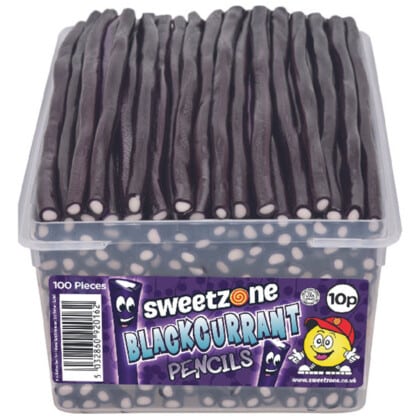 Sweetzone Blackcurrant Pencils (100 pieces)