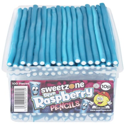 Sweetzone Blue Raspberry Pencils (100 pieces)