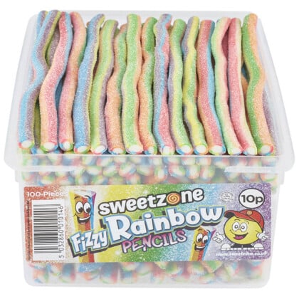 Sweetzone Fizzy Rainbow Pencils (100 pieces)