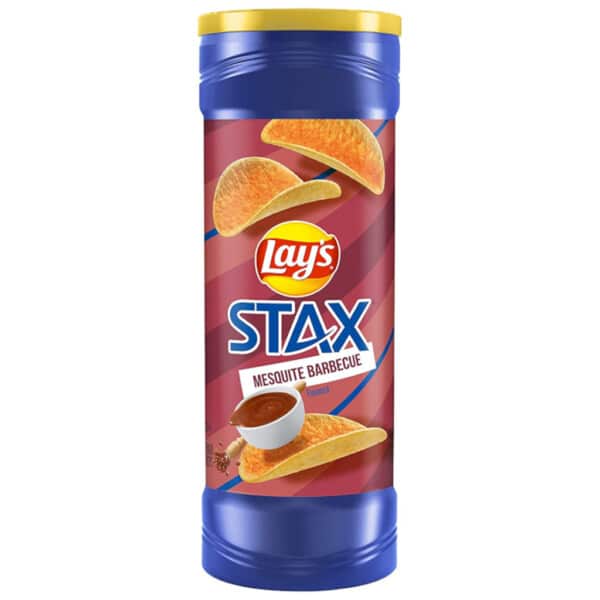 Lay's Stax Potato Chips Mesquite Barbecue (155g)