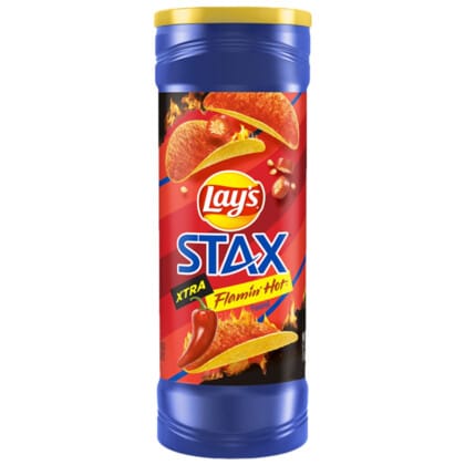 Lay's Stax Potato Chips Xtra Flamin' Hot (155g)