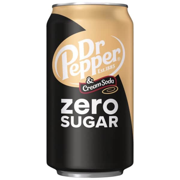 Dr Pepper Cream Soda Zero Sugar (355ml)