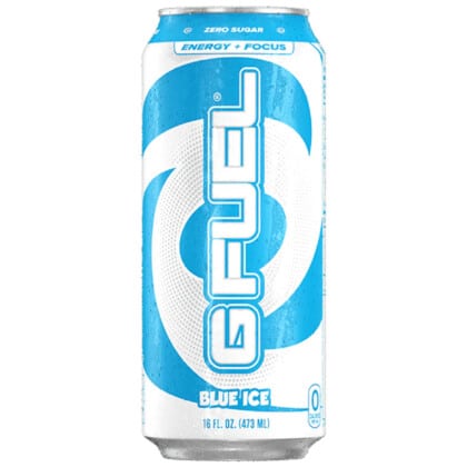 G FUEL Zero Sugar Energy Drink - Blue Ice - Blue Raspberry (473ml)