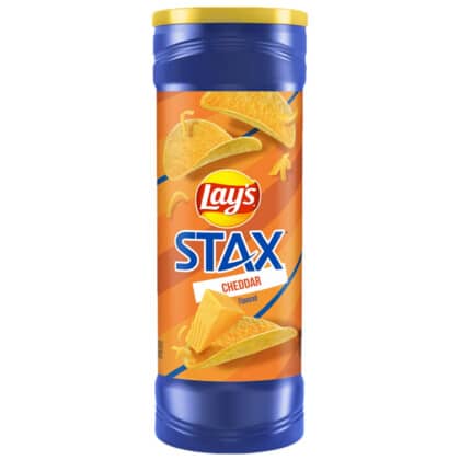 Lay's Stax Potato Chips Cheddar (155g)