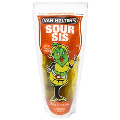 Van Holtens King Size Pickle Sour Sis Tart & Tangy (270g)
