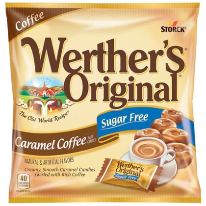 Werther's Original Sugar Free Caramel Coffee Hard Candies (41g)