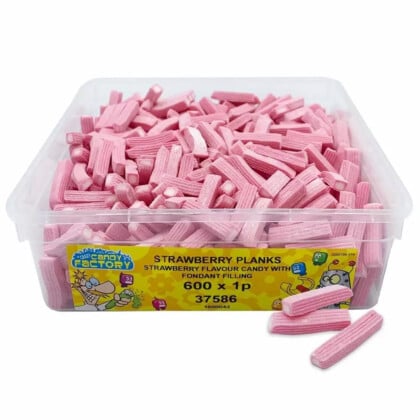 Crazy Candy Factory Strawberry Planks 600 x 1p