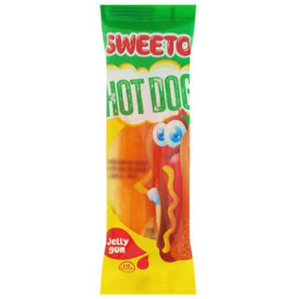 EXPIRED - Sweeto Hot Dog Gummy Candy (25g) BB 07/01/24