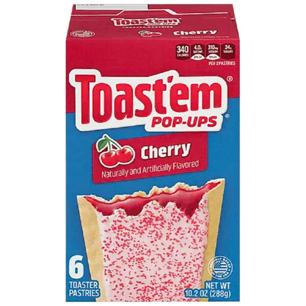 EXPIRED - Toast'em Pop-ups Frosted Cherry (288g) BB 13/02/24