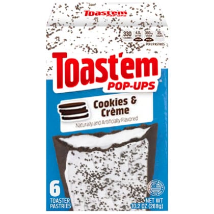 Toast'em Pop-ups Frosted Cookies & Creme (288g)