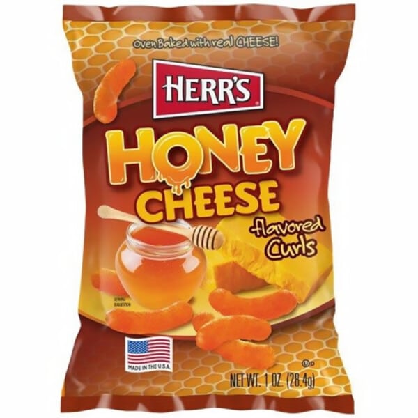 Herr's Honey Cheese Curls (28.4g)