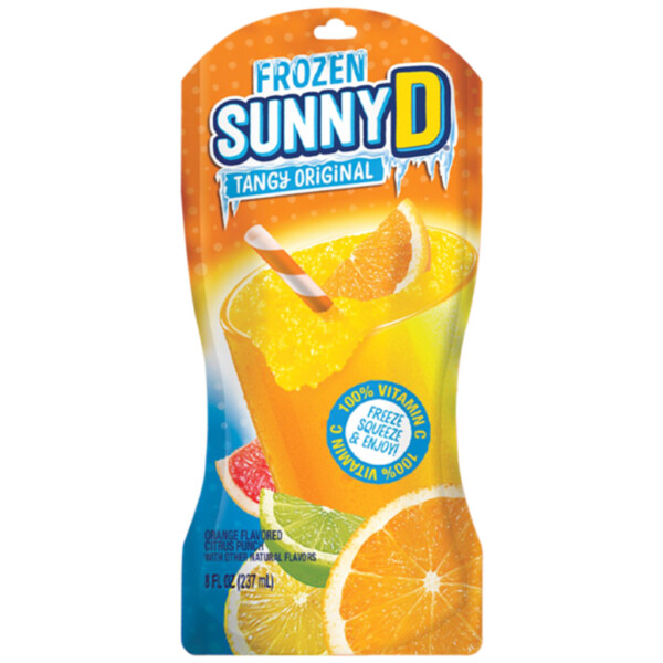 Sunny D Tangy Original Frozen Pouch (237ml)