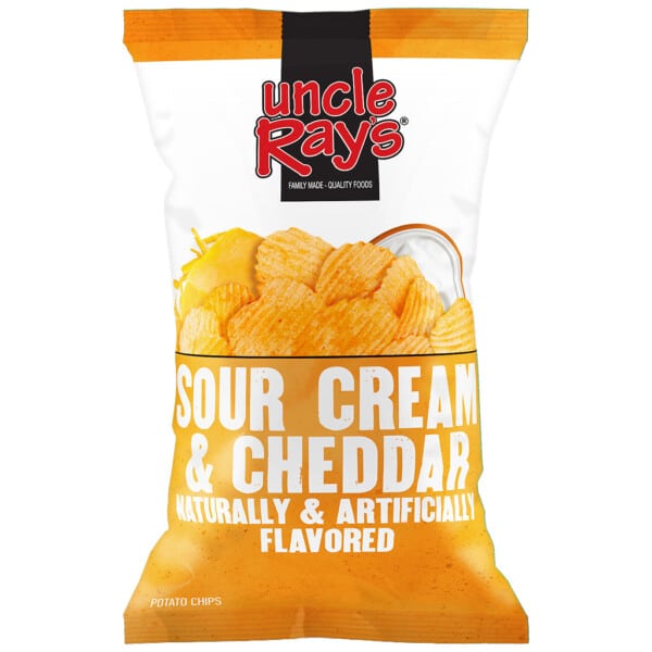 Uncle Ray's Potato Chips - Sour Cream & Cheddar (120g)