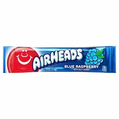 Airheads Blue Raspberry Chewy Candy Bar (15.6g)