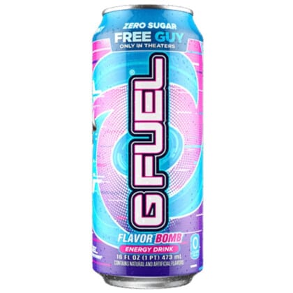 G FUEL Zero Sugar Energy Drink - Flavor Bomb - Cotton Candy, Watermelon & Vanilla (473ml)