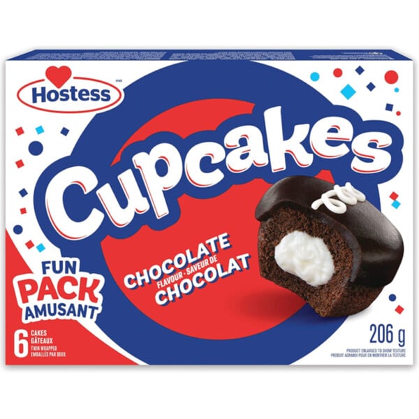 Hostess Chocolate Cupcakes 6 Pack (206g)