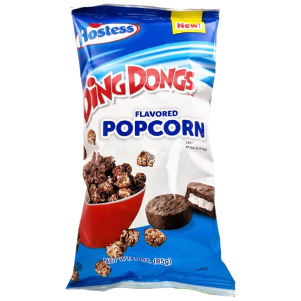 EXPIRED - Hostess Ding Dongs Flavoured Popcorn (85g) BB 30/03/24