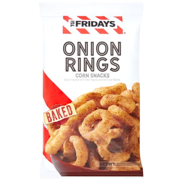 TGI Fridays Onion Rings Baked Snacks (80g)