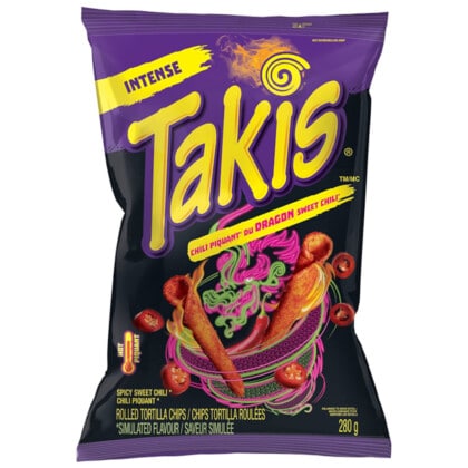 Takis Dragon Rolled Tortilla Corn Chips (280g)