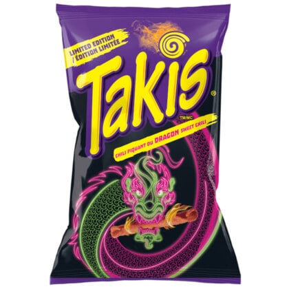 EXPIRED - Takis Dragon Rolled Tortilla Corn Chips (90g) BB 06/09/23
