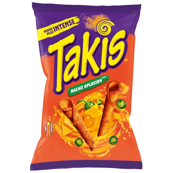 Takis Nacho Xplosion Rolled Tortilla Corn Chips (280g)