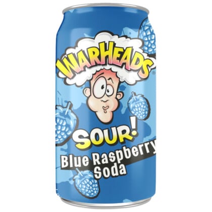 Warheads SOUR! Soda Blue Raspberry (355ml)