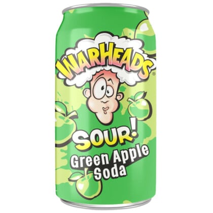Warheads SOUR! Soda Green Apple (355ml)