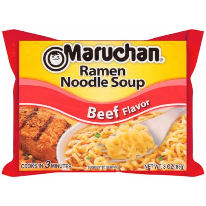 EXPIRED - Maruchan Ramen Noodle Soup Beef Flavour (85g) BB 27/04/23