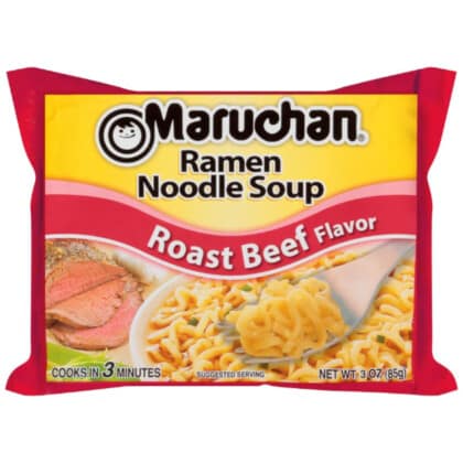 Maruchan Ramen Noodle Soup Roast Beef Flavour (85g)