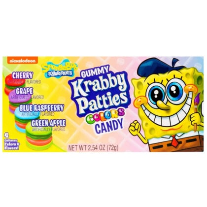 Spongebob Squarepants Krabby Patties Colors Theatre Box (72g)