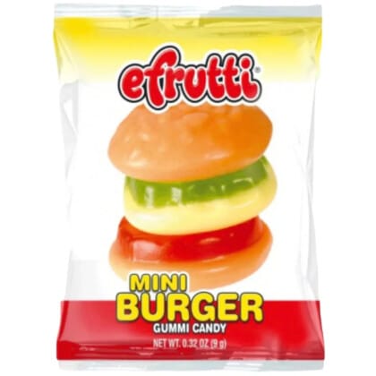 eFrutti Gummi Candy Mini Burger (9g)