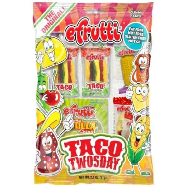 EXPIRED - eFrutti Gummi Taco Twosday Bag (77g) BB 16/03/24