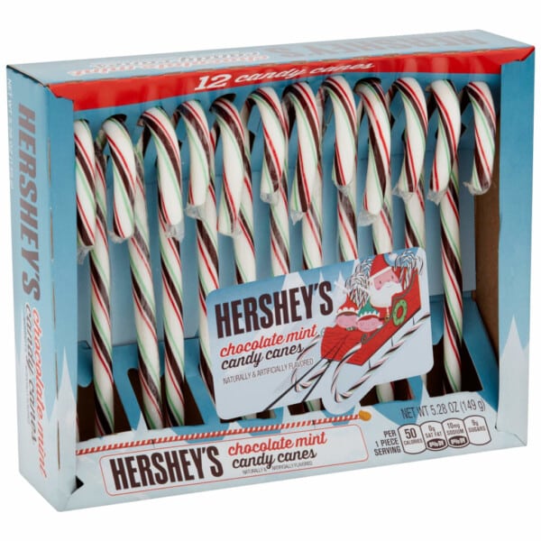 Hershey's Chocolate Mint Candy Canes (149g)
