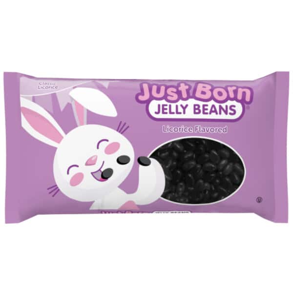 EXPIRED - Just Born Liquorice Flavoured Jelly Beans (283g) BB 06/2023
